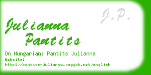 julianna pantits business card